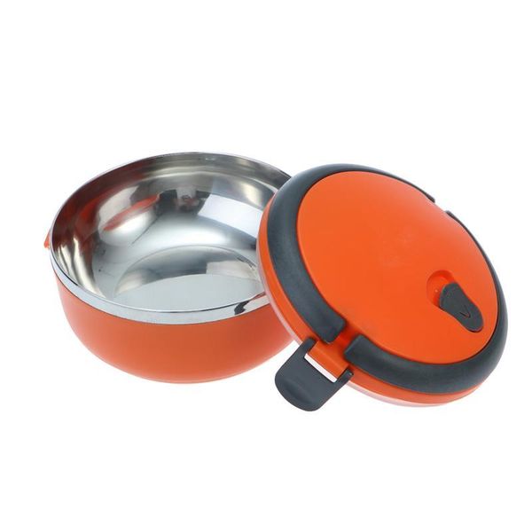 

box storage container orange stainless lunch food boxes one steel thermal lock tier insulated qylnlq mywjqq