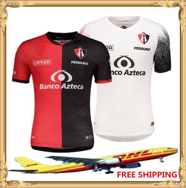 

dhl 2020 2021 club atlas soccer jersey 20 21 atlas home away football shirts size can be mixed batch, Black;yellow