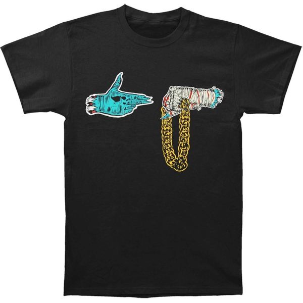 

run the jewels men's one two tee music t-shirt black sport hooded sweatshirt hoodie