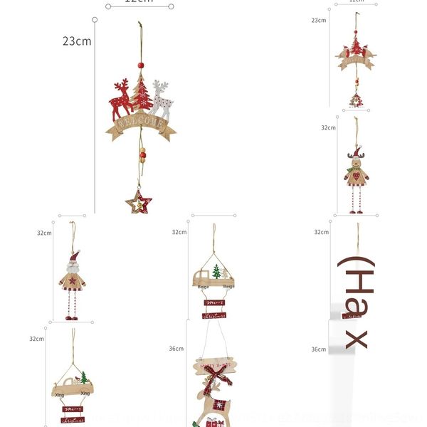 

7ow9t noki nordic accesso star bell elk christmas santa tree ornament noki nordic santa christmas bell elk star wood tree pendant accessorie