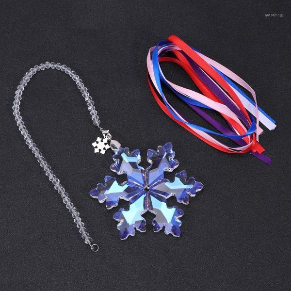 

1pc car hanging pendant fashion creative snowflake hanging decor car decor for1