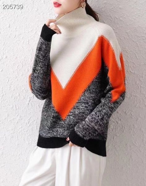 

2021 slash spring color woman's sweater ladies turtleneck long sleeve sweaters sell jumper 2os2, White;black