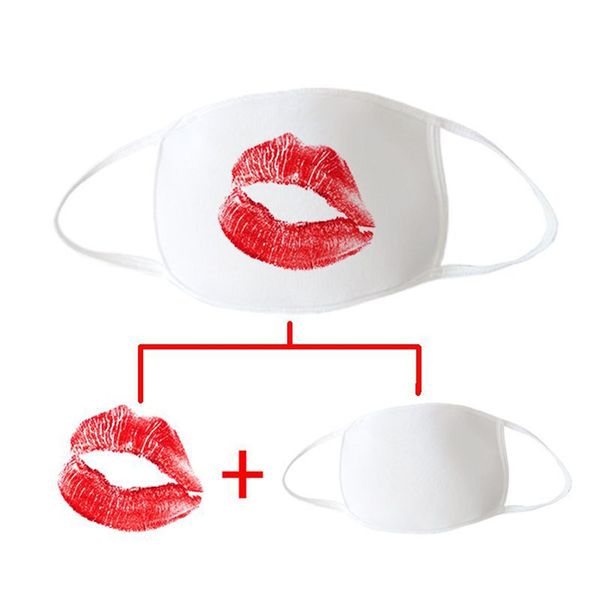 Maschere per sublimazione Personalizza il regalo di San Valentino Maschera per sublimazione Maschere per il viso Per adulti Sublimazione bianca 3D Permeabilità Visiera A02