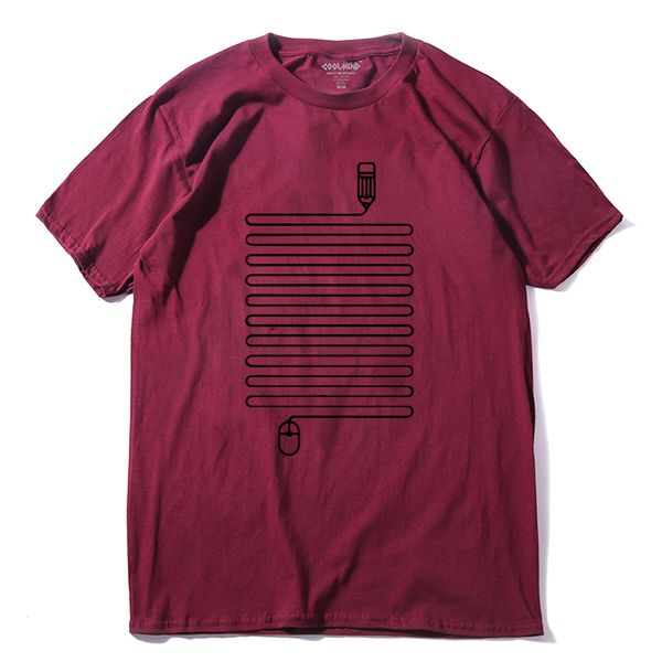 

sport coolmind qi0266a short sleeve breatable fabric men t shirt casual loose cotton men t-shirt cool funny men tshirt tee shirt