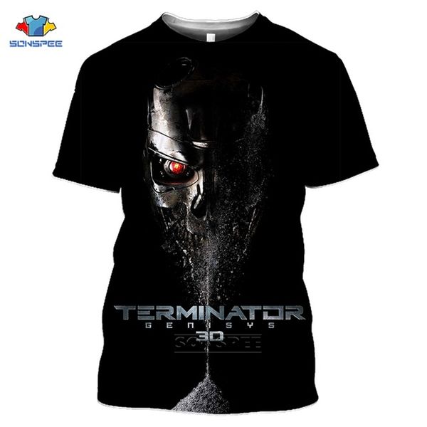 

movie terminator t800 dark fate gym joker skull summer pull 3d print shirts kawaii graphic harajuku men clothing
