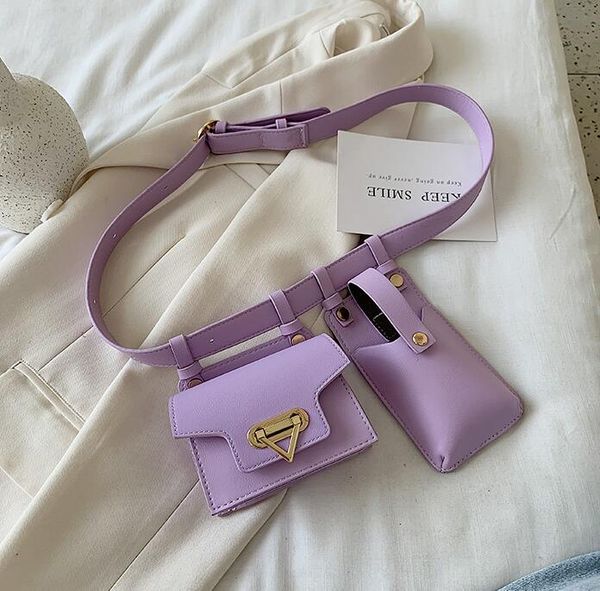 

ins women chest bag girls waist bag versatile fashion shoulder phone bags crossbody lady belt waist