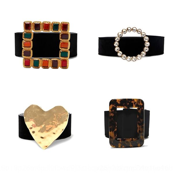 

wjbn new arriving women fashion fashion belt gold semi-circularwide belt women leather fashion belt for women, Black;brown