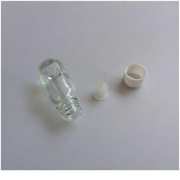 

wholesale 10ml mini transparent glass liquid bottles with leakproof ser clear empty glass perfume jars 2 bbyayo