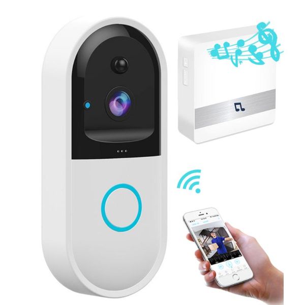 

doorbells rechargableÂ batteryÂ 720pÂ wirelessÂ wifiÂ videoÂ doorÂ bellÂ withÂ pirÂ motionÂ detectionÂ andÂ irÂ alarm
