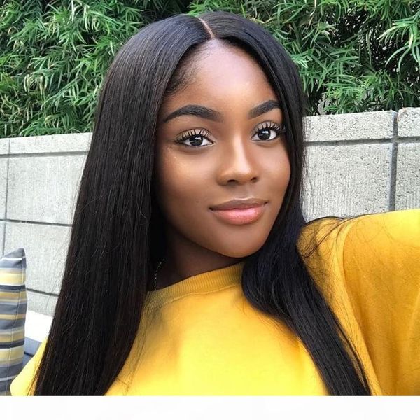 

необработанные бразильский девы волос glueless фронта шнурка человеческих волос парики для чернокожих женщин pre щипковых бразильский remy п, Black;brown