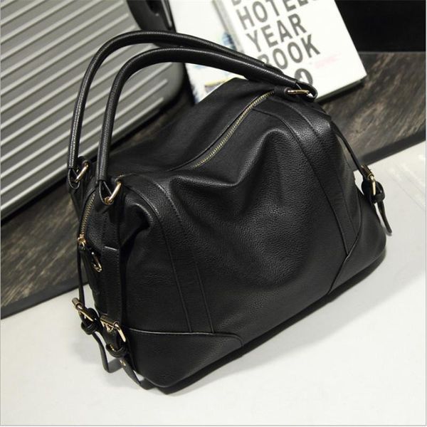 

bag 2020 new fashion bag, european and american lychee tattoo boston handbag classic match everything shoulder bag