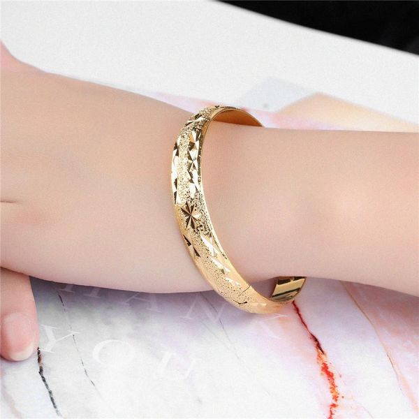 

xqni jewelry delicate sculpture gold color bracelet & bangle retro style wide wristband infinity bracelet birthday gift sqcjvt, Golden;silver