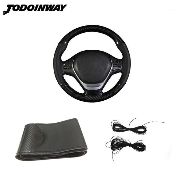 

steering wheel cover diy stitched wheel cover car interior part for f30 f34 f36 320i 330i f22 car accessories1
