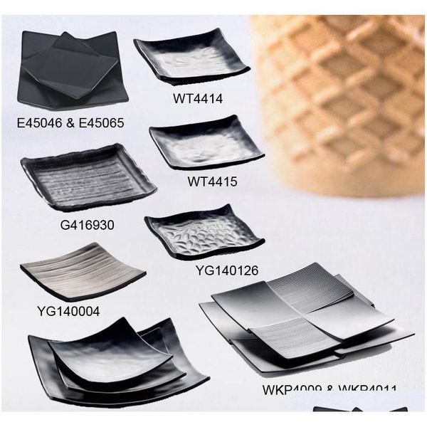 

melamine dinnerware dinner plate square rake angle plate por buffet restaurant sashimi plate a5 melamine tableware ysvoi