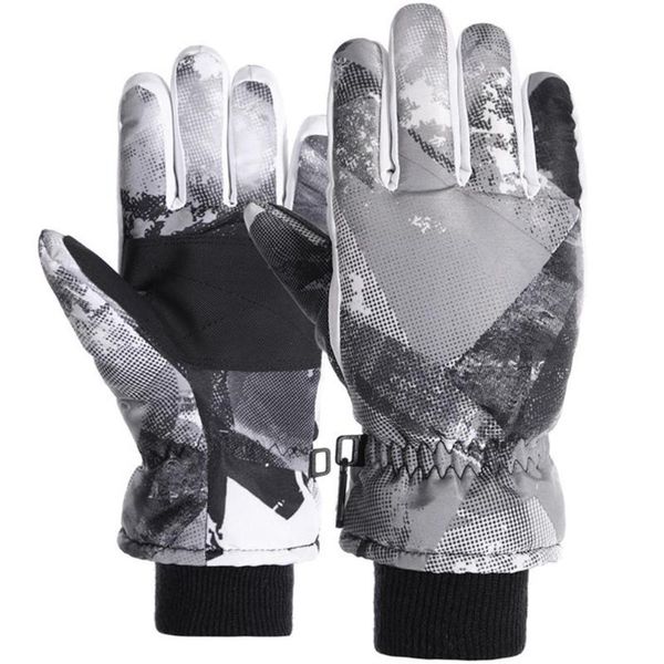 

ski gloves 1 pair children skiing cycling waterproof thick riding non-slip winter warm motorcycle