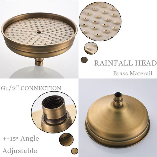 

brass shower faucets rainfall bath shower set wall mount shower system swivel tub spout bathroom mixer faucet kit bbyeby packing2010