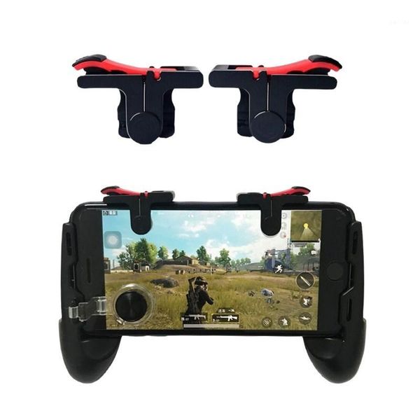 

game controllers & joysticks joystick grip triggers mobile-game pubg mobile controlle gamepad d9 l1 r1 key l1r1 shoote for android phone gam