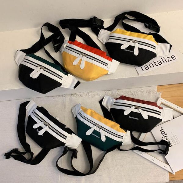 

2020 new women summer chest bag canvas leisure messenger bag outdoors multifunction simple shoulder fashion sport fanny pack