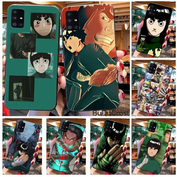 

1dwdeny naruto shippuden animation - cartoon rock lee mobile phone shell is samsung galaxy a21s a01 a11 a31 a81 a10 a20e a30 a40 a50 a70 a80
