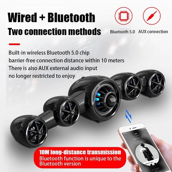 

usb wired&wireless bluetooth speaker for pc computer soundbar bass column 3dstereo music center boombox subwoofer home theatre