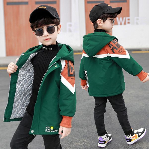 

Boy autumn and winter jacket 2020 new handsome Chinese children's children's clothing cotton top cloth plus thick wind jacket tide, Camo