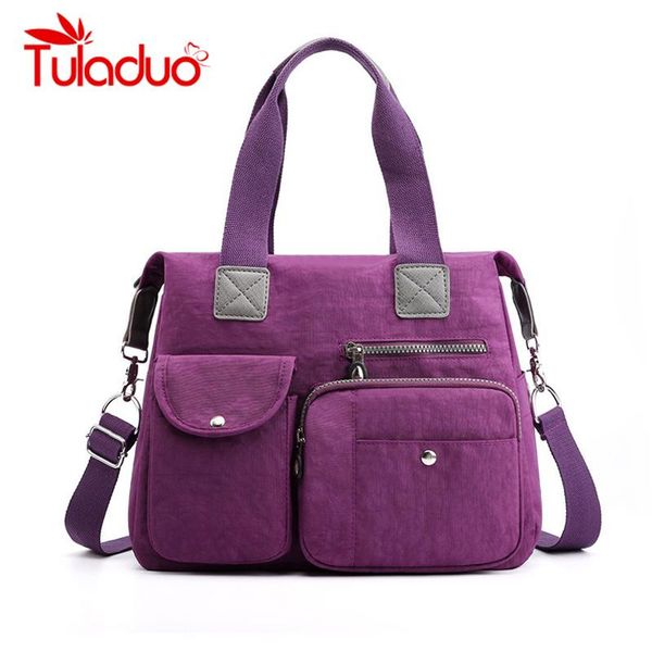 

women high-grade nylon handbag casual large single shoulder bag fashion high capacity tote bag brand design waterproof big