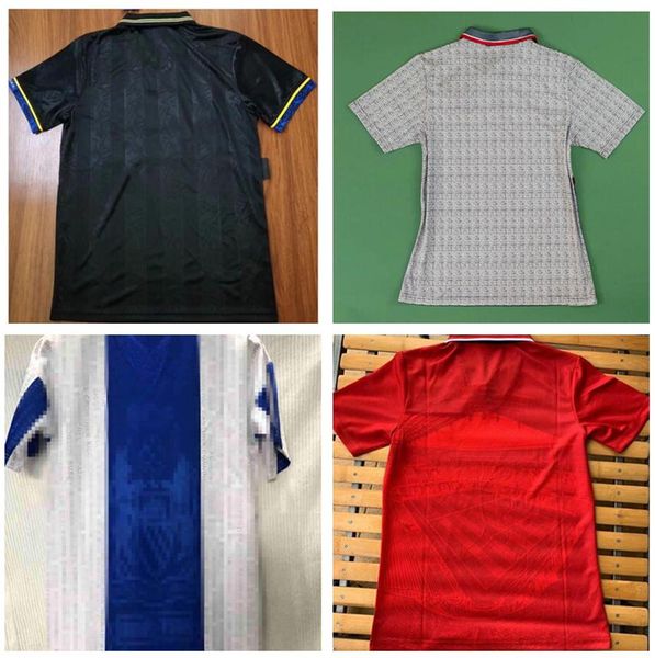 

manchester 1994 1995 1996 soccer jersey retro home away man butt giggs utd ronaldo #24 beckham kanchelskis cantona football shirt, Black;yellow