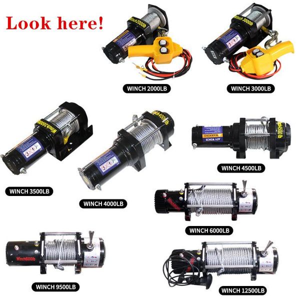

lifting tools & accessories car electric winch 12v 2000-12000lb