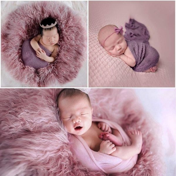 

2pcs newborn pgraphy props baby blanket pgraphy wrap shaggy area rug f3me y201009
