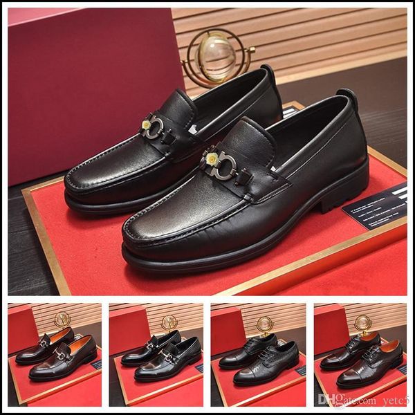 

q5 big size 45 fashion luxury british brand men's leather shoes wedding business luxury dress shoe for young man nightclubs shoes 22, Black