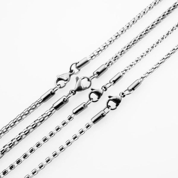

60cm stainless steel lantern chain for men & women fashion snake necklace jewelry, Silver