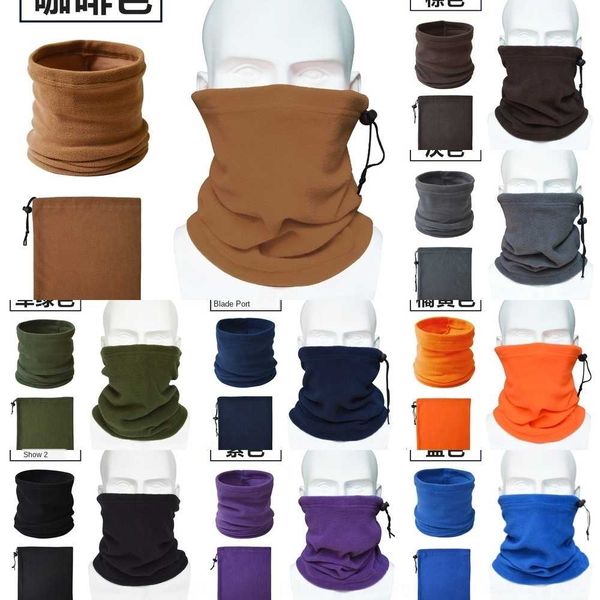

cjf2n and outdoor windproof korean winter autumn single layer polar fleece sports scarf pullover mask dual-purpose hat w
