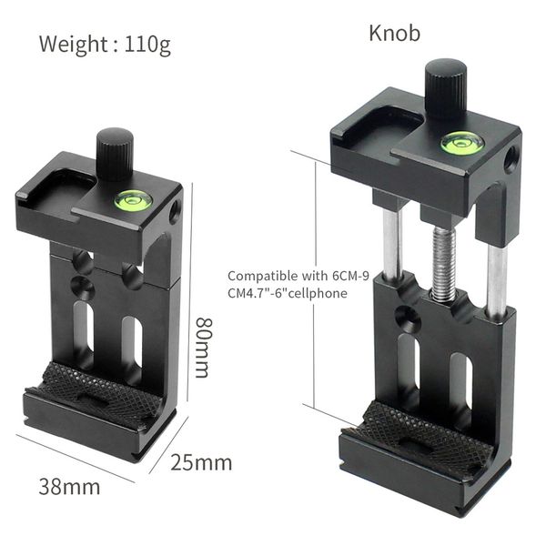 

cnc bgning aluminum tripod head mount mobile phone bracket holder clip clamp sefile pgraphy accessory iphone for samsung