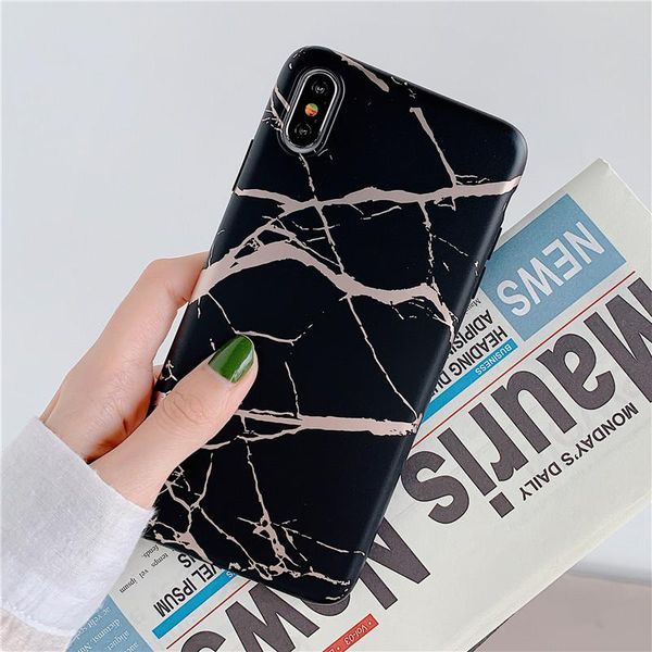 

flykylin чехол для iphone 11 pro max задняя крышка мрамор листьев розовый силиконовый оболочка на для huawei p40 p220 lite p30 pro wmtkyk in