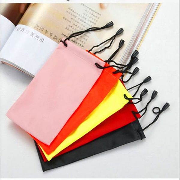 

portable soft waterproof bag for sunglass eyeglass mobile glasses protecitve case bag eyewear pouch eyeglasses accessories tool