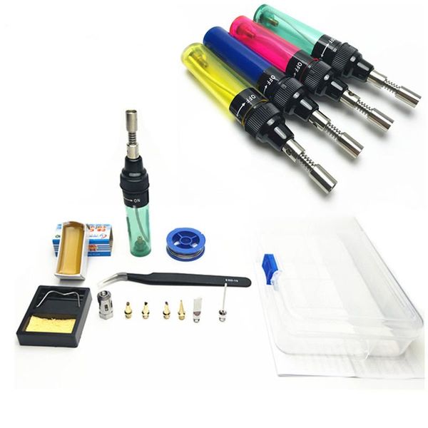 

1300 celsius butane gas welding soldering irons welding pen burner blow gas soldering iron cordless butane tip tool