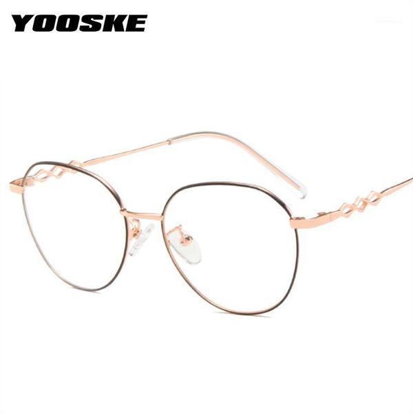 

yooske vintage glasses frame women fashion brand myopia optical eyeglasses frames ladies spectacles computer eyewear1, Black