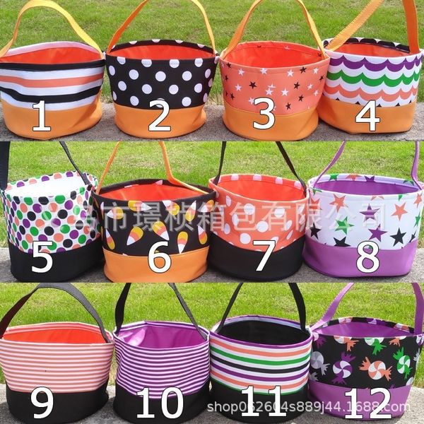 

pyx65 selling printing basket bag selling halloween printing bucket baghalloween basket canvas bucket canvas candy wjal8 candy