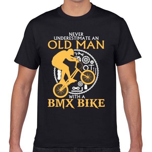 

t shirt men old man with a bmx bike hip hop vintage geek short male tshirt xxxl sport hooded sweatshirt hoodie