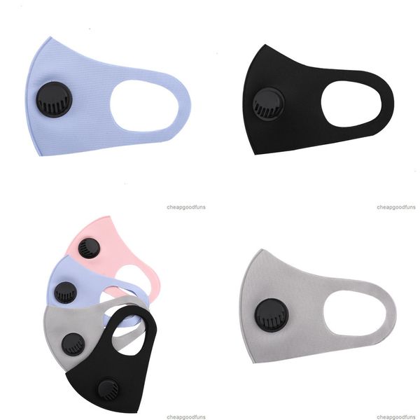 

unpv4dhl shipping reusable breathing valve anti-allergic mouth masks anti-dust anti pollution cloth mask 5