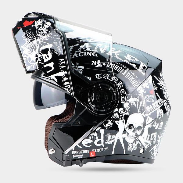 

ghost design tacord motorcycle cross race motorcycle explosion-proof helmet open head helmet man