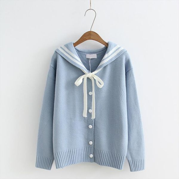 

2019 autumn female sweater korean style women new long sleeved lapel kawaii letters embroidered harajuku women sweater cardigan, White;black