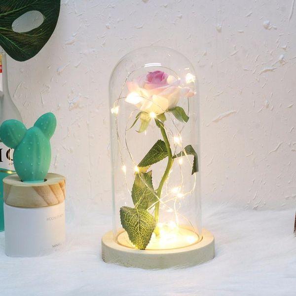 

beast wedding glass rose купола led для а в партии доставка красота свободного свет подарки горячего красного дня с матерями позолоченного b