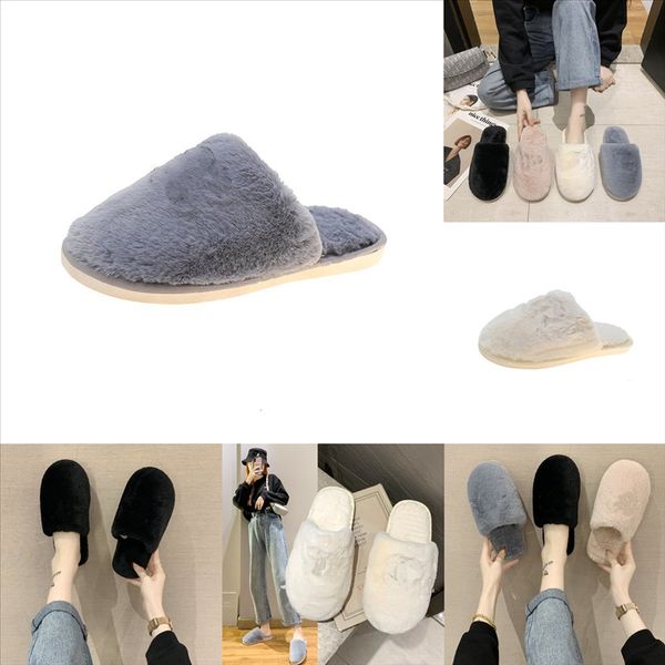 

onkfq warm cotton slippers size plush slipper men casual indoor bathroom home soft slippers plush non-slip slippers shoes footwear large, Black