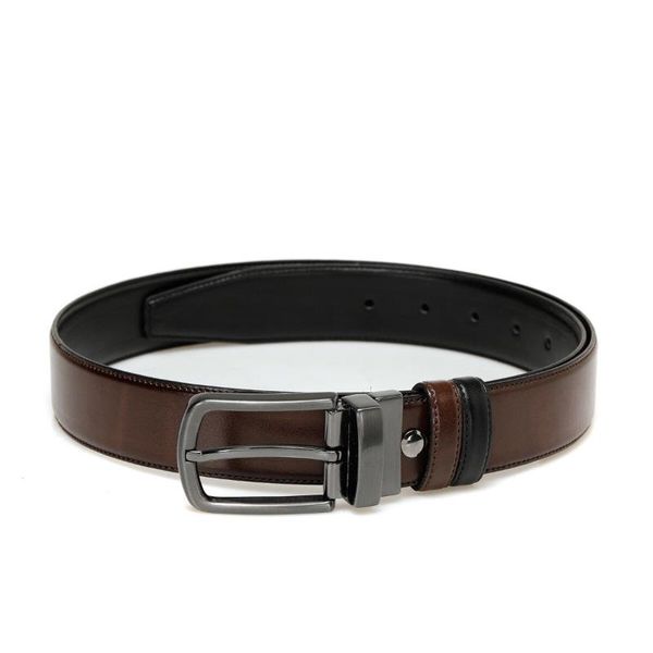 

flo 20m br cft black male belt garamond, Black;brown
