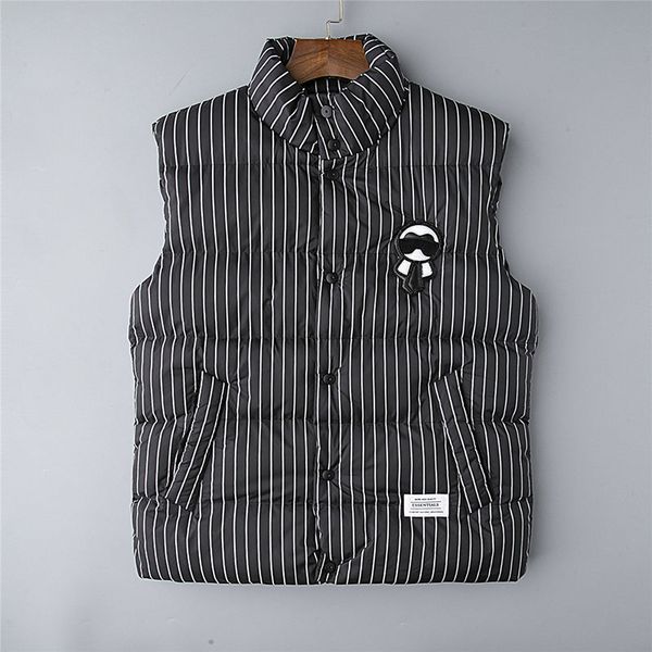 

fashion men's stylist down jacket jacket down autumn and winter jacket printed plaid men's stylist fashion coat size m-xxx, White;black