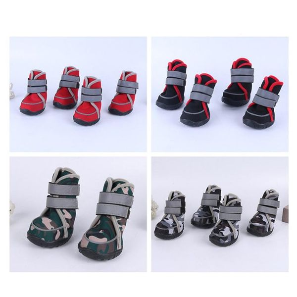

pet dog shoes for sports mountain wearable for pets pvc soles waterproof reflective dog boots perfect for small medium l bbykjm