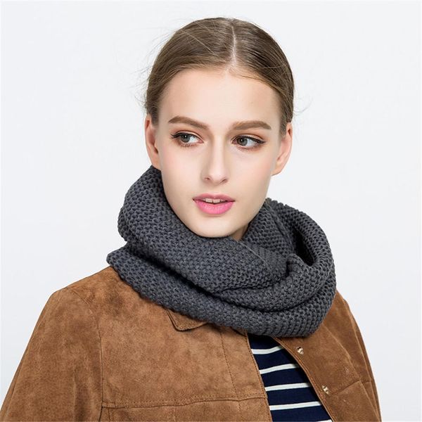 Kint Neck Scarf Círculo Quente Anel Tecelagem Cashmere Outono de equitação da mulher Coleiras e Acessórios Man Winter Fashion