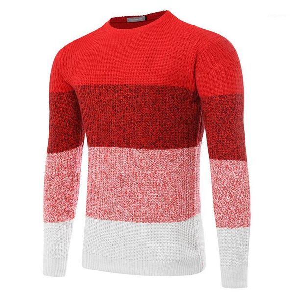 

men casual warm sweater new arrival fashion o-neck pullover men's patchwork color sweaters men clothes big size -xxl nz2771, White;black