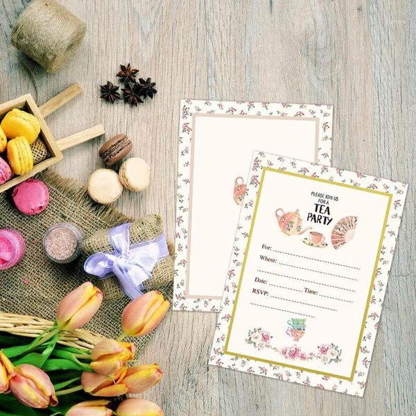 

party invitations cards kids happy birthday party favor decorations supplies1